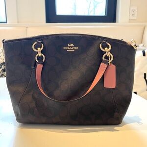 NEW Coach Shoulder Bag with Pink Accents